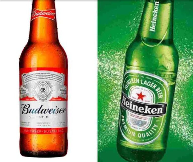 Qual a diferença da Heineken e da Budweiser